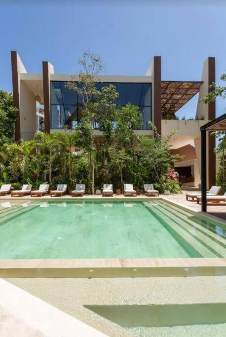 Modern Urban Jungle With Luxury Mayan Style Villa Tulum Exterior photo